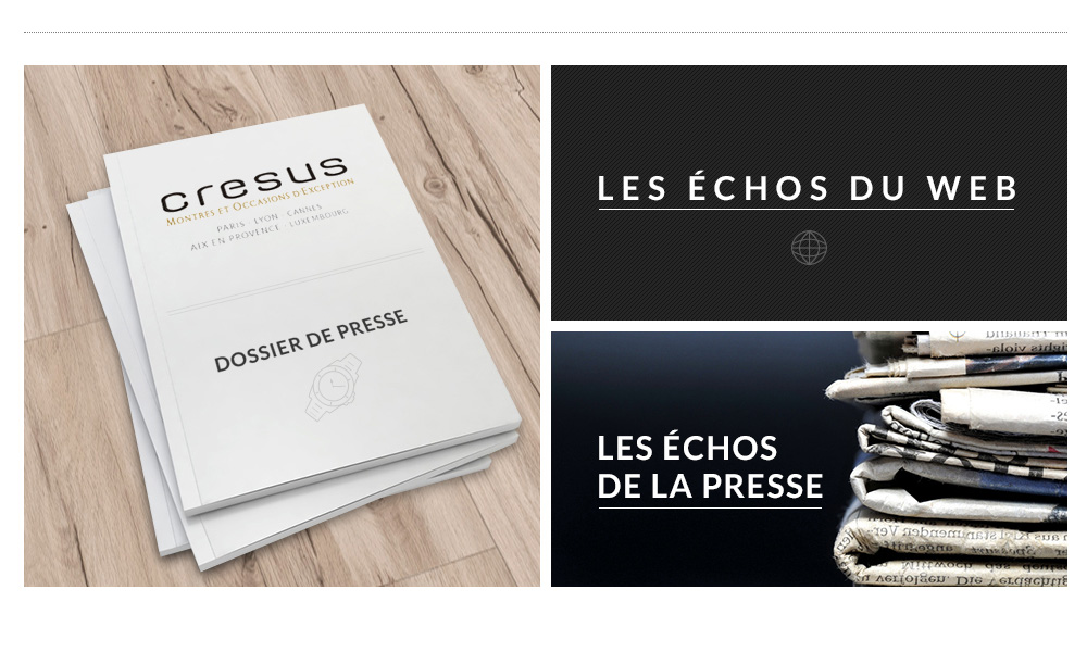 client crésus, site web e-commerce de luxe, les échos du web