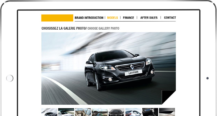 Site web, developpement en asie pacifique, renault