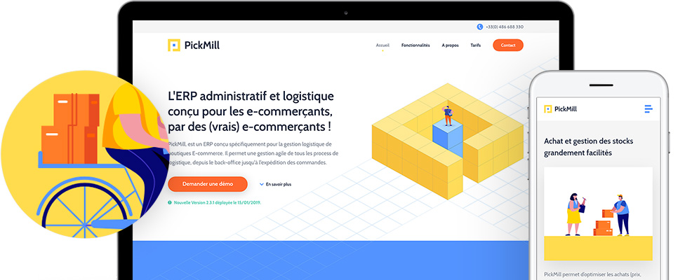 Pickmill, l'ERP des commerce en ligne