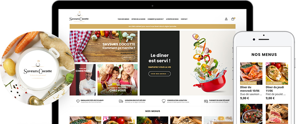 Site web Saveurs Cocotte